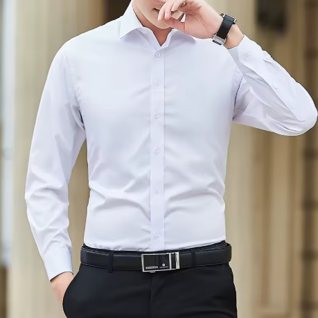 Men's Dress Shirt Solid Color